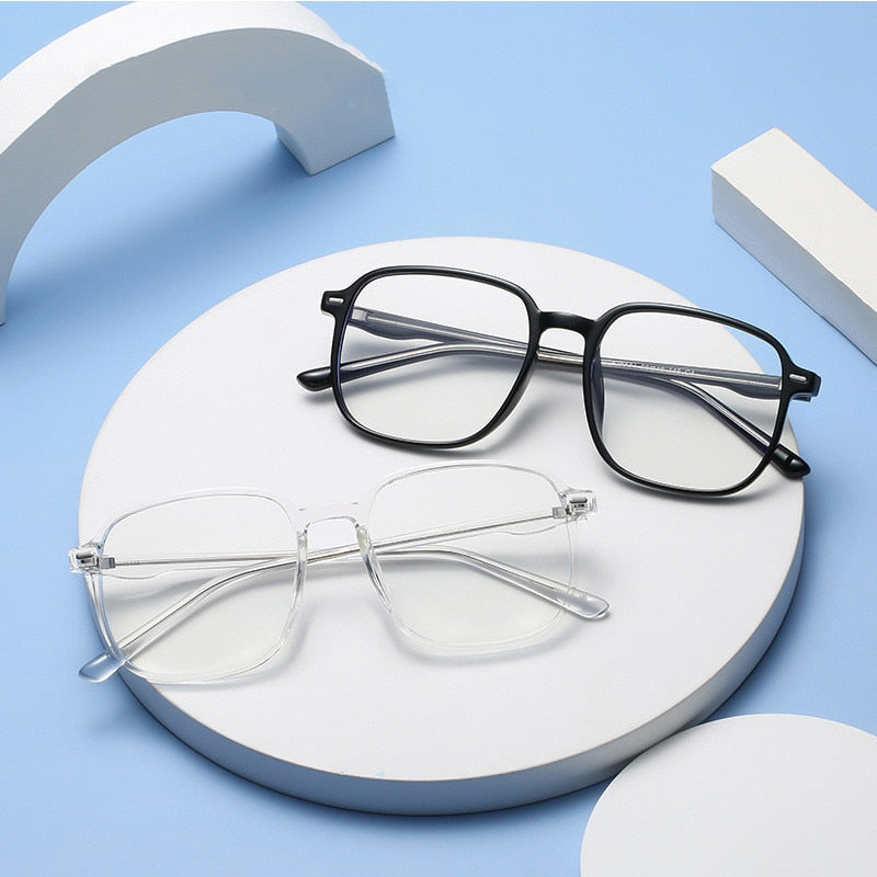 Transparent Squre Glasses